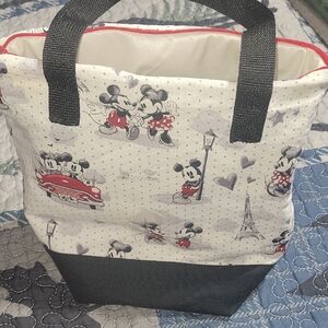 Disney Mickey Mouse Tote Bag - Black, White, and Red